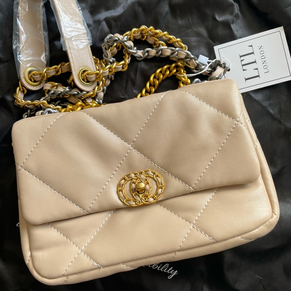LTL London cream small bag
